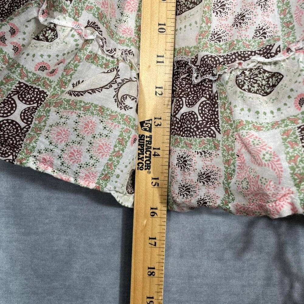 Fairycore Cottagecore vintage L.E.I patchwork mini skirt - Picture 7 of 8
